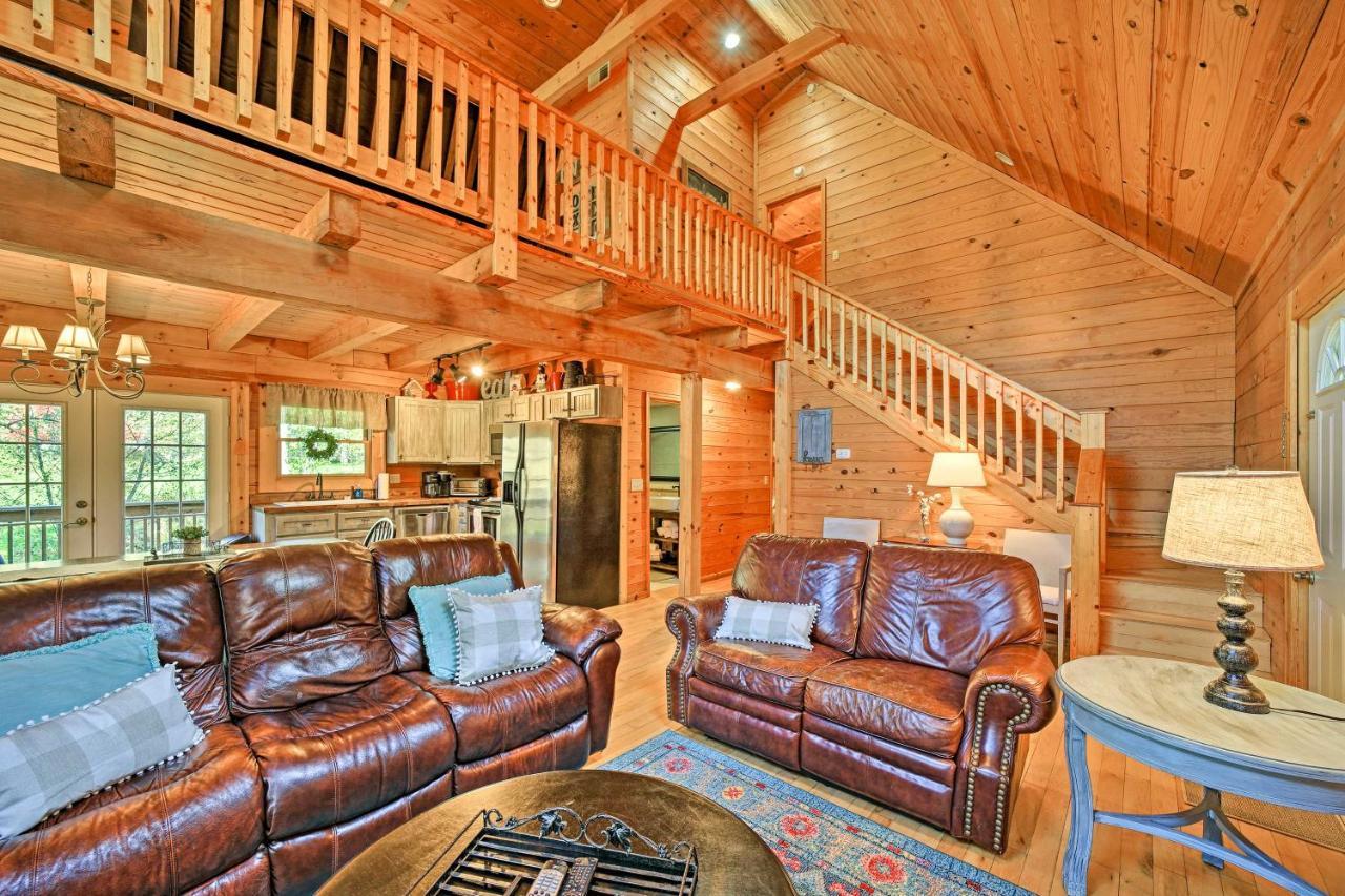 Creekside Bryson City Cabin With Private Hot Tub Villa Exteriör bild