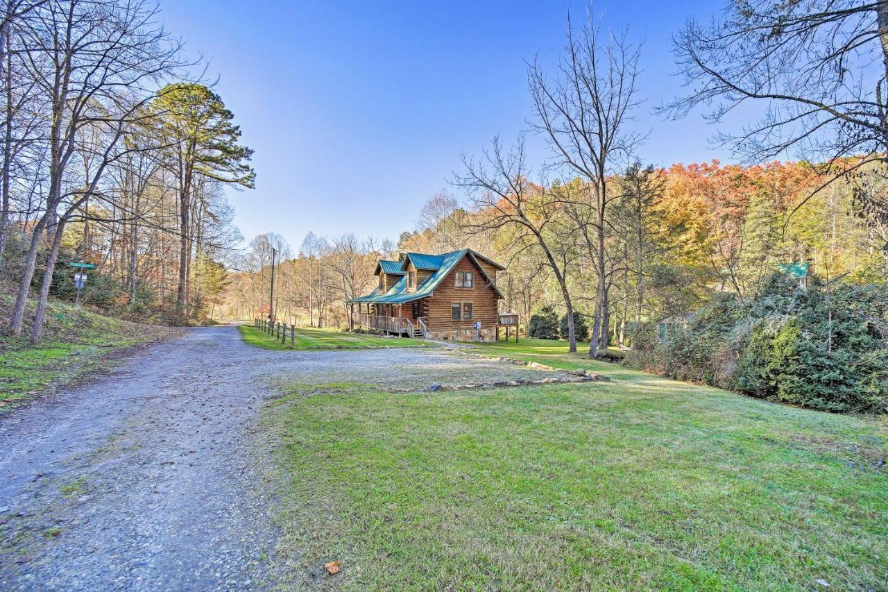 Creekside Bryson City Cabin With Private Hot Tub Villa Exteriör bild